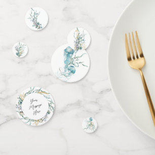 Watercolor Under the Sea Jellyfish Coral Reef Confetti