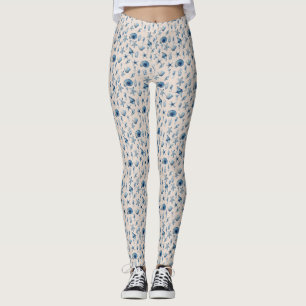 Watercolor Under The Sea Pattern Leggings