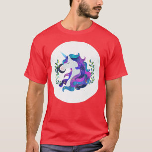 Watercolor Unicorn Magical Unicorns White Magic Fa T-Shirt