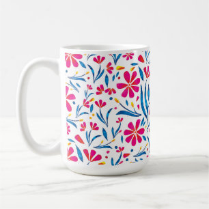 Watercolor Uplifting Floral Pattern Coffee Mug