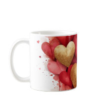 Watercolor Valentine Day Heart