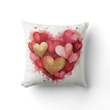 Watercolor Valentine Day Heart