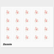 Watercolor Valentine Love Letter Envelope