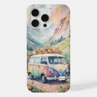 Watercolor Van with Custom License Plate Gift