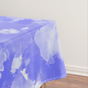 watercolor violet stains pattern tablecloth