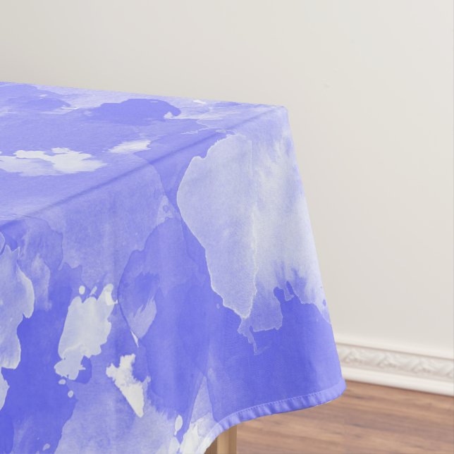 watercolor violet stains  pattern tablecloth (In Situ)