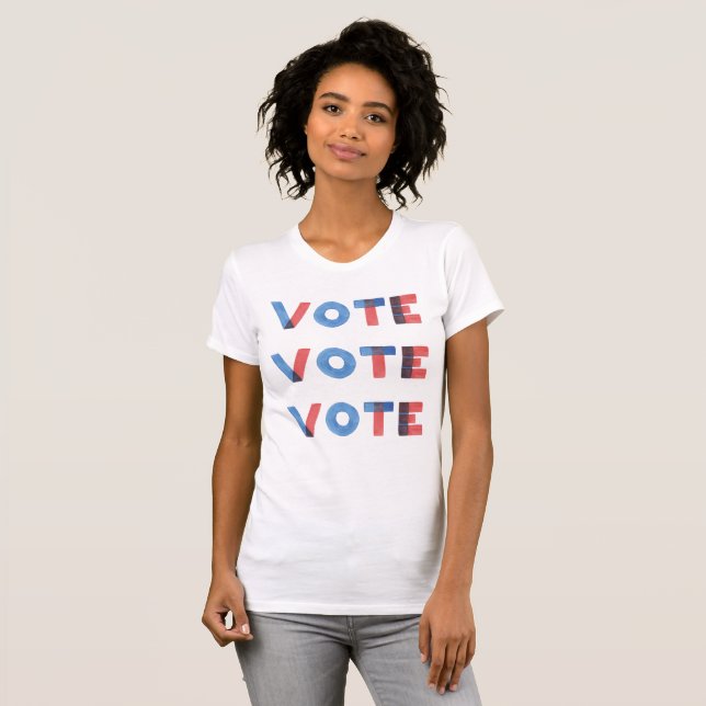 Watercolor VOTE VOTE VOTE Women’s t-shirt (Front Full)