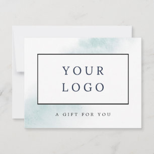 Watercolor Wash Blue Gift Certificate