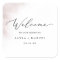 Watercolor Wash | Blush Wedding Welcome