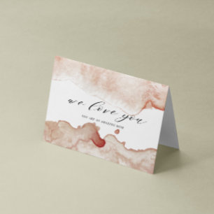 watercolor wash happy mother's day card