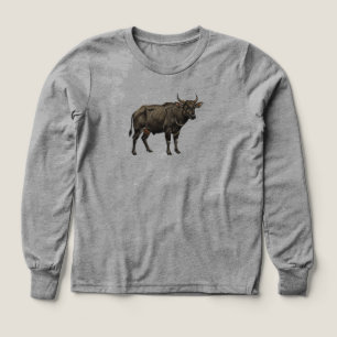 Watercolor Water Buffalo Illustration