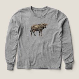 Watercolor Water Buffalo Illustration