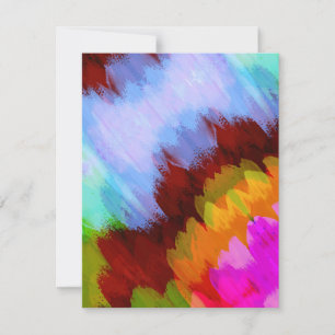 Watercolor waterfall, nature 2 card