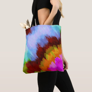 Watercolor waterfall, nature 2 tote bag