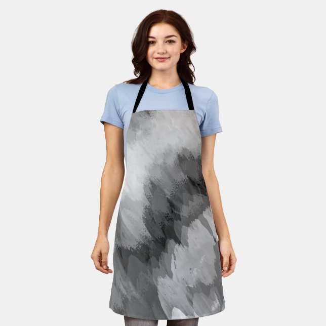 Watercolor waterfall, nature 3 apron (Worn)