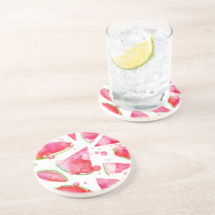 Watercolor Watermelon 1 Coaster