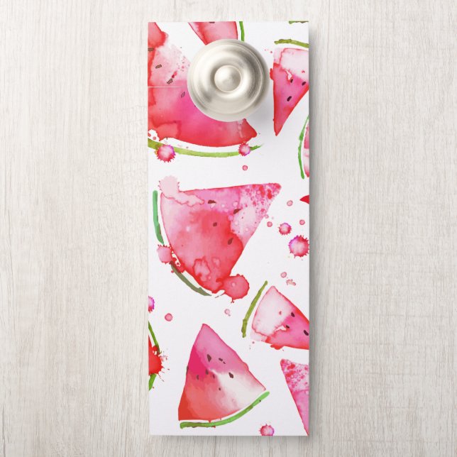 Watercolor Watermelon 1 Door Hanger (On Knob)
