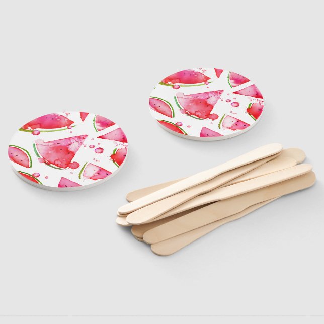 Watercolor Watermelon 1 Hand Fan (Non-assembled)