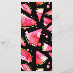 Watercolor Watermelon 2 Menu