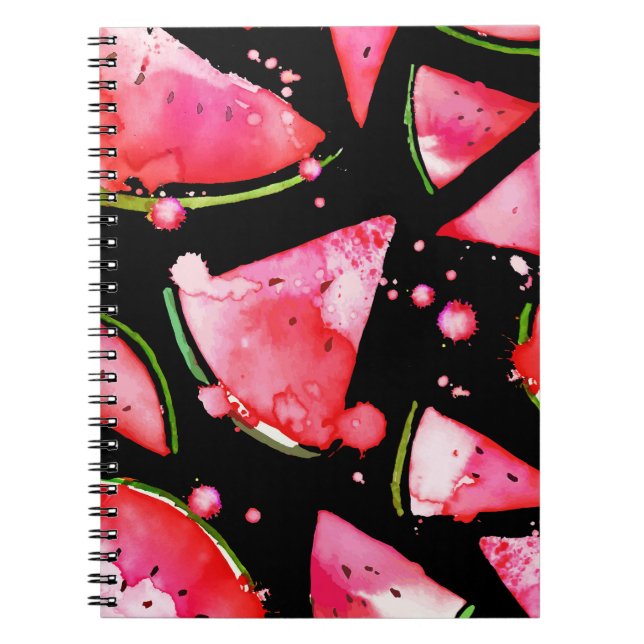 Watercolor Watermelon 2 Notebook (Front)