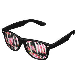 Watercolor Watermelon 2 Retro Sunglasses