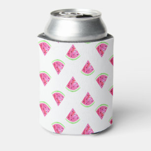 Watercolor Watermelon Can Cooler