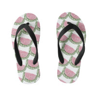 Watercolor Watermelon Doodles Painted Patterned