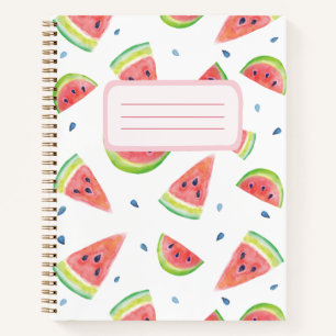 Watercolor Watermelon Notebook