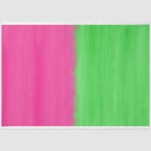 Watercolor Watermelon Ombre Tissue Paper
