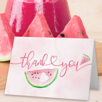 Watercolor Watermelon Pink Fruit