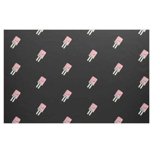 Watercolor Watermelon Pop Ice Cream Fabric (Fat Quarter)
