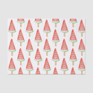 Watercolor Watermelon Popsicle Tissue Paper