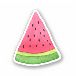 Watercolor Watermelon Slice Vinyl