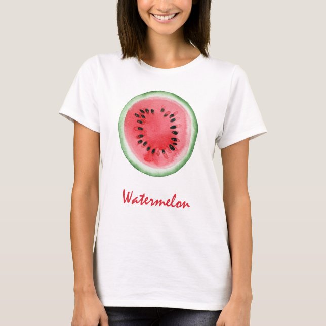 Watercolor watermelon T-Shirt (Front)