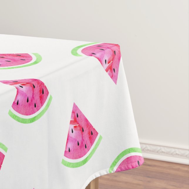 Watercolor Watermelon Tablecloth (In Situ)