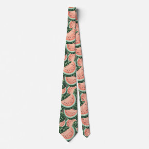 Watercolor Watermelons Tie