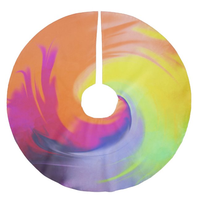 Watercolor Wave - Tree Skirt (Front)