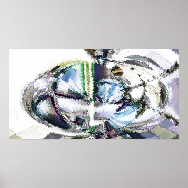 Watercolor Waves Poster (Front)