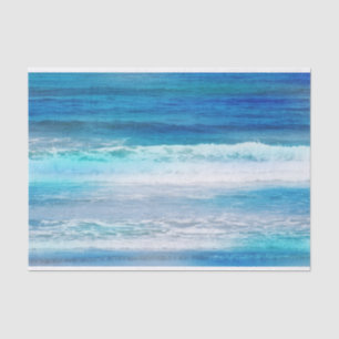 Watercolor Waves Tissue Paper