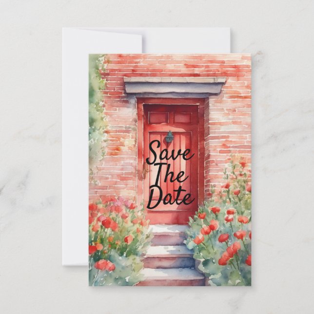 Watercolor Wedding Invitation (Front)