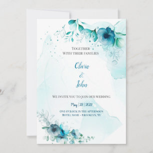Watercolor Wedding Invitation