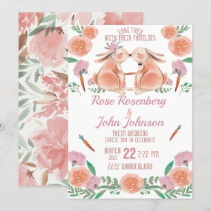 Watercolor Wedding Invitation