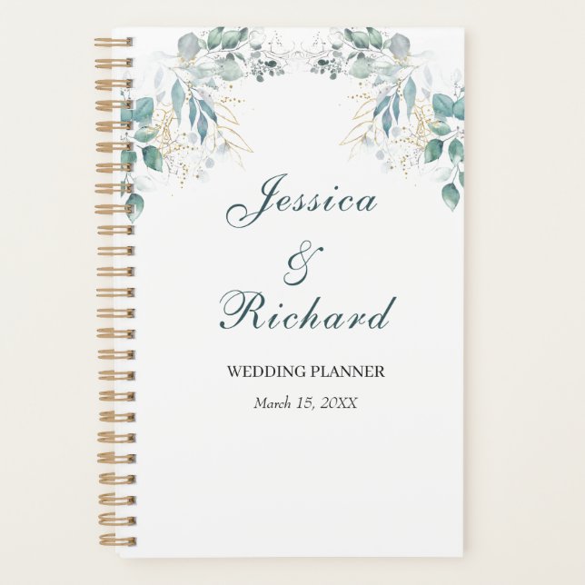 Watercolor Wedding Planner (Front)