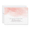 Watercolor Wedding Reception Card