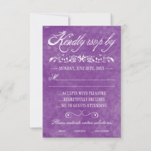 Watercolor Wedding Response Cards