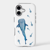 Watercolor whale shark
