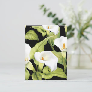 Watercolor White Lily 4 Postcard