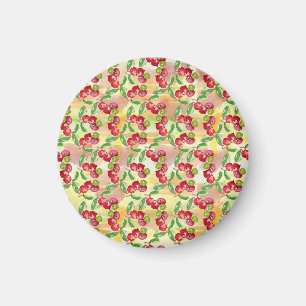 Watercolor wild berry magnet