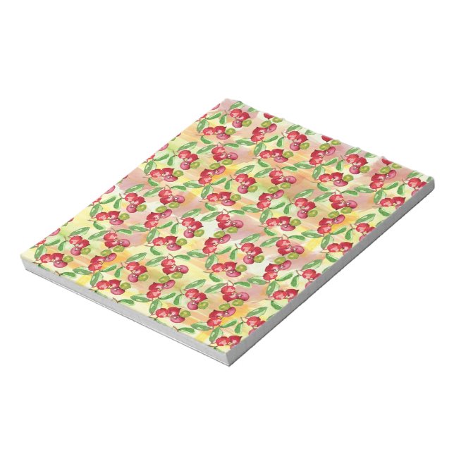 Watercolor wild berry notepad (Rotated)