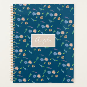 Watercolor Wild Florals Botanical Event Designer Planner